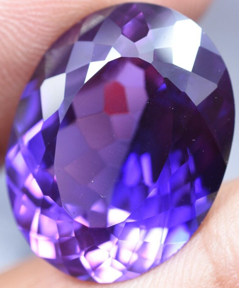 Natural 24.70 Ct Boysenberry Sapphire GGL Certified fabulous Loose Gemstone
