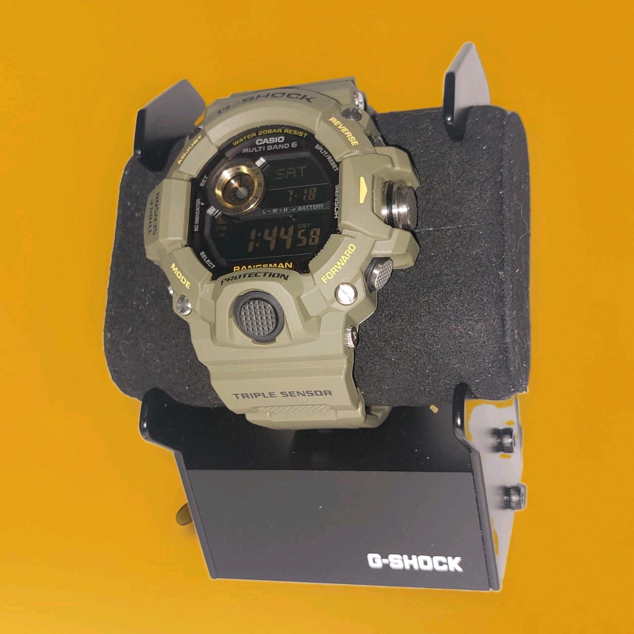 Casio G-Shock RANGEMAN GW- 9400-3 Solar Shock Resistant Men’s Watch – Green.