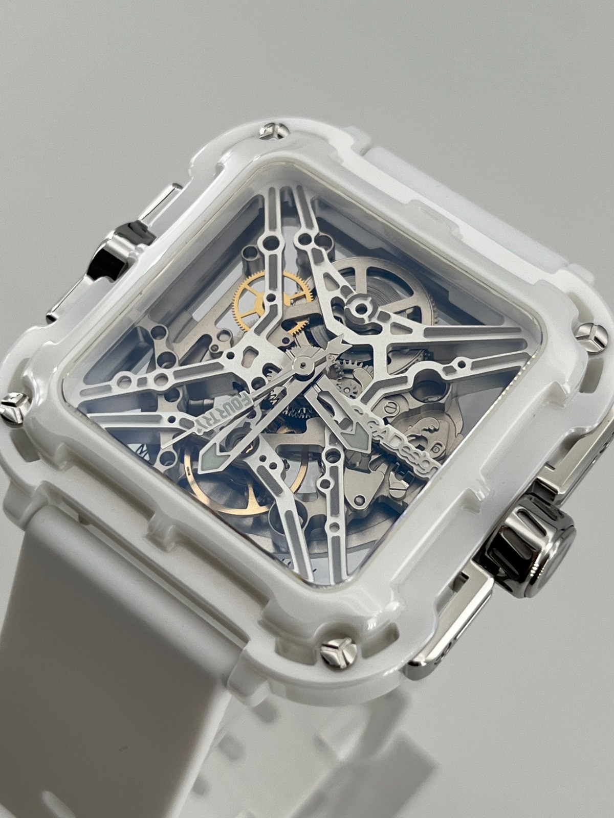 CIGA DESIGN X Series WHITE CERAMIC Mechanical Watch Machina BRAND NEW