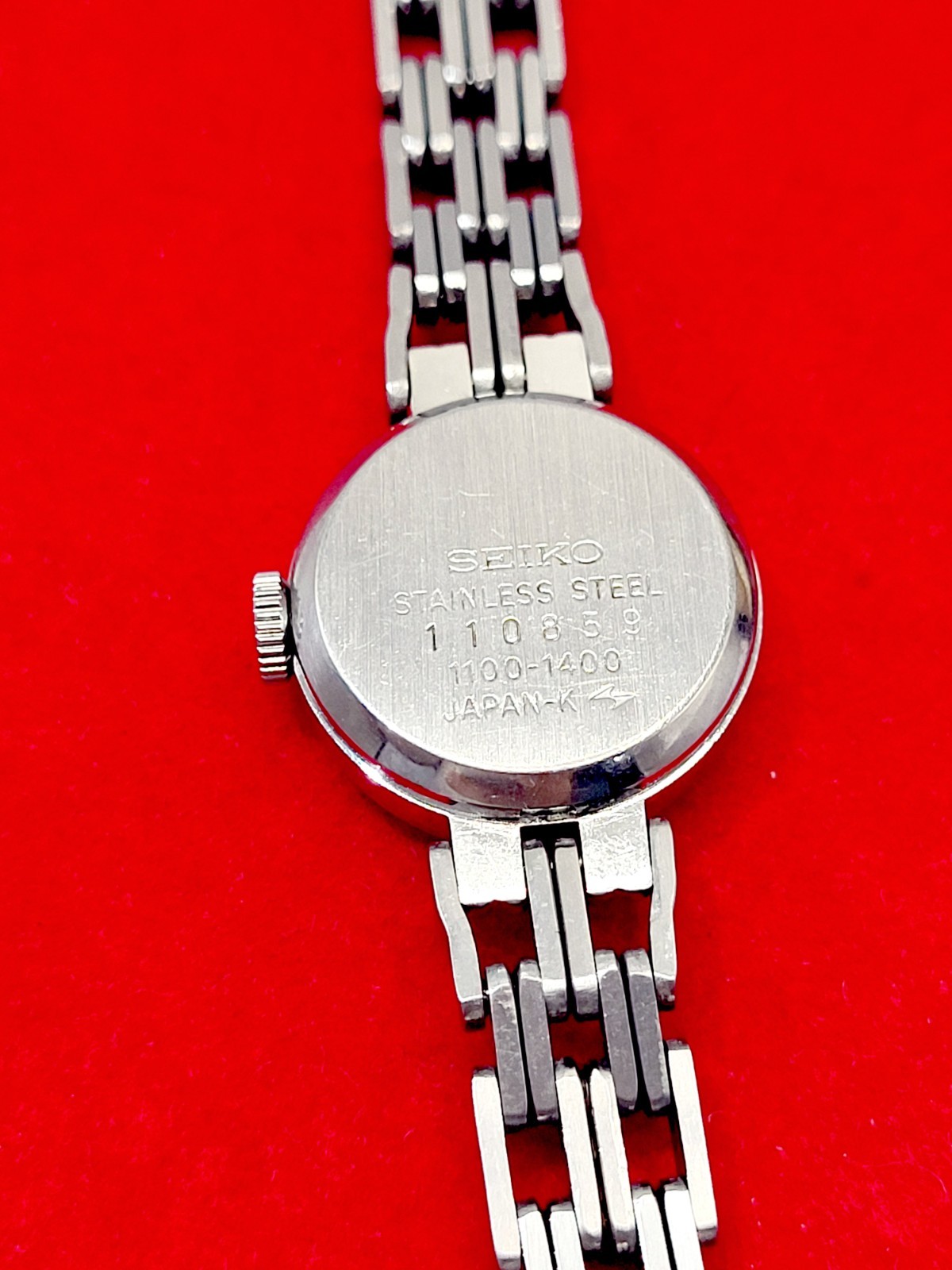 Seiko Ladies Mechanical 18mm Watch Ref. 1100-1400 Manual Wind Japan 1971 Works