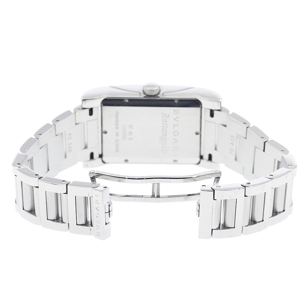 BVLGARI Rettangolo RT45S Date white Dial Automatic Men’s Watch_942378
