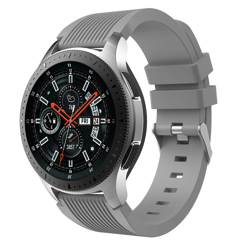 For Samusng Galaxy 42 46 mm Watch Band Silicone Band Soft SM-R815 R810 Strap Top