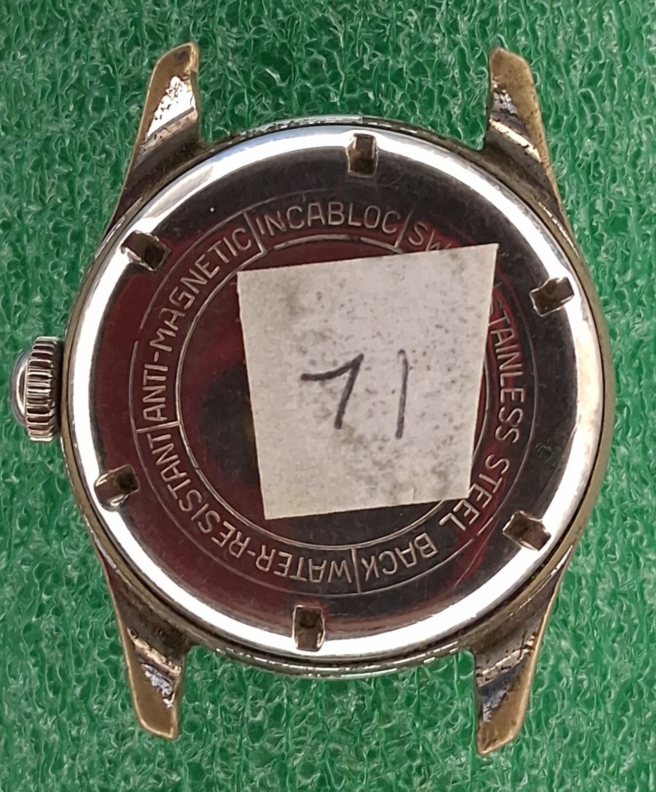 Lot W71 Mens Deauville 17J Manual Wind Up Movement Vintage Watch Parts