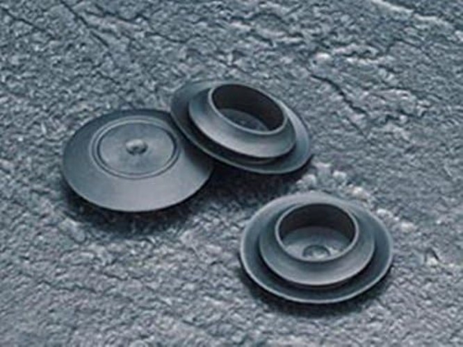 Ergonomic Flush-Type 1″ Black Rubber Plugs – 100 Count for Easy Installation