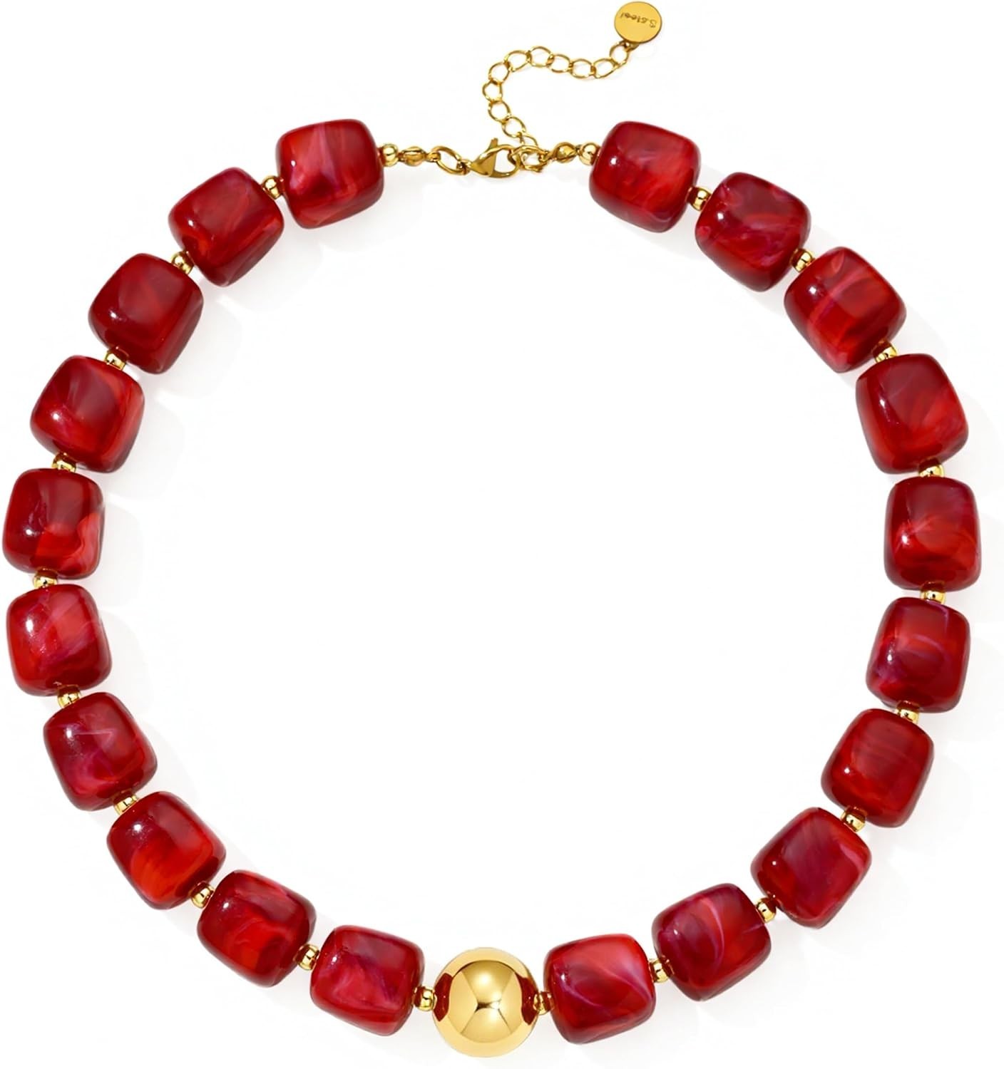 Trendy Adjustable Beaded Choker Necklace for Women – Vibrant Summer Accessory