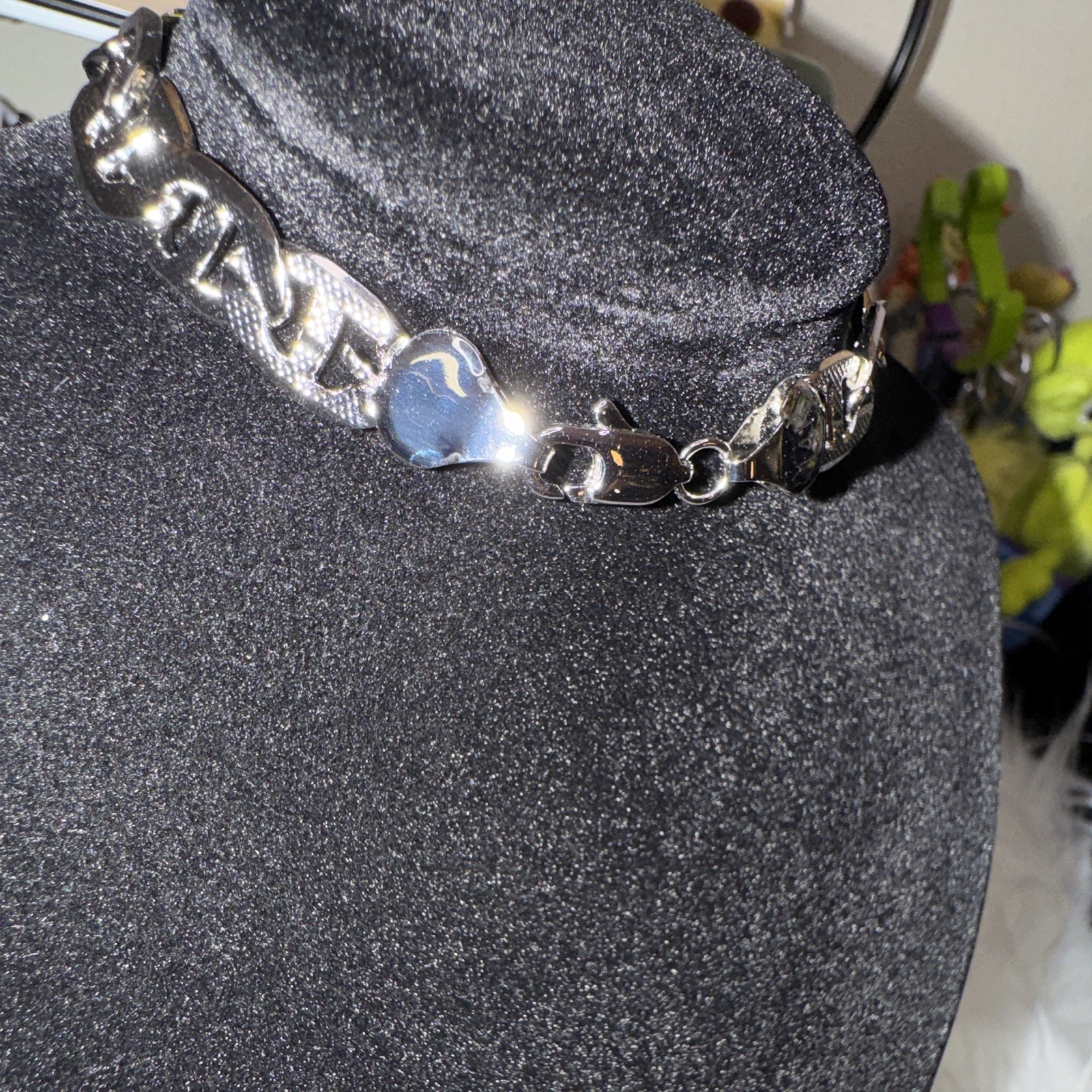 Mariner Link Bracelet 14K White Gold Filled, 8.5inch, 9.2mm, 14k Stamped
