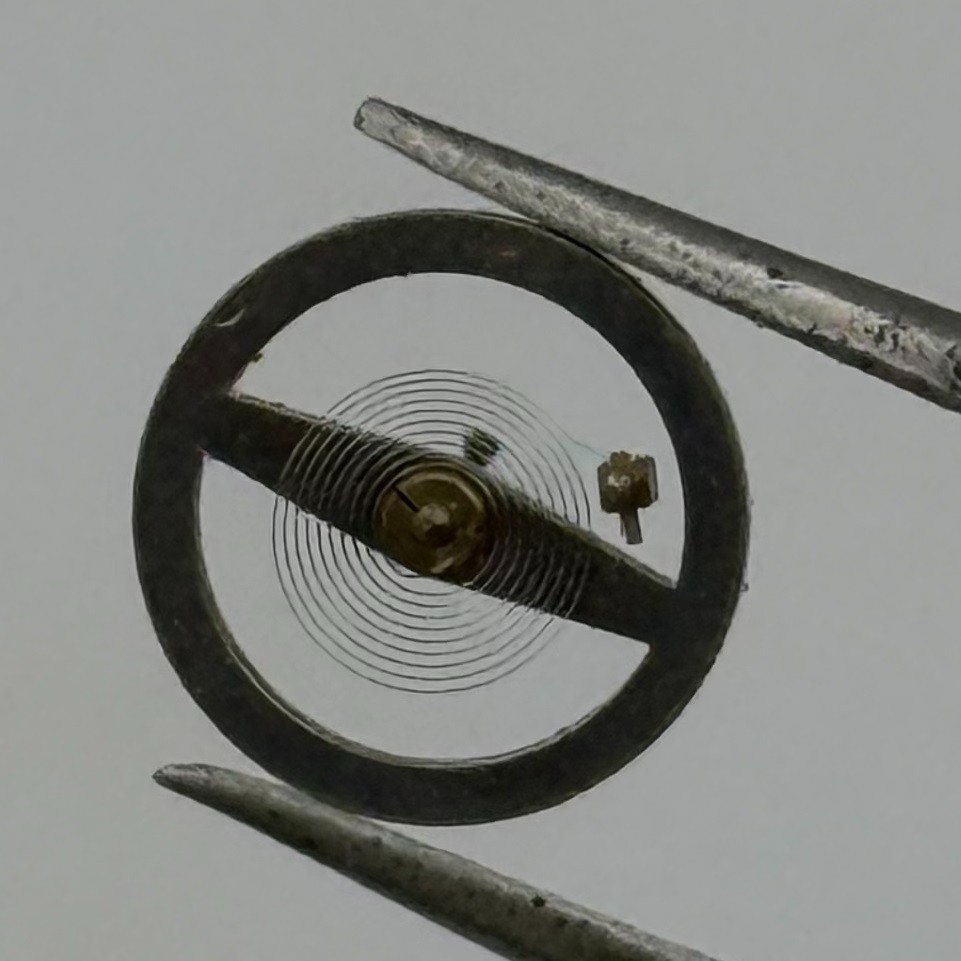 Roseba 50 Balance Wheel Complete And Spring 10½’’’ 2977 Watch Movement Parts NOS