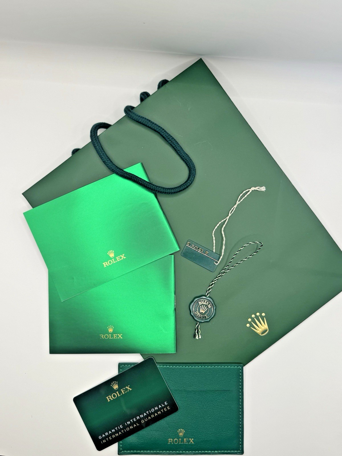 ROLEX Watch Box Set 2025 Version Includes Bag & Tags & Card Holder