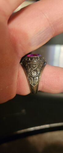 Vintage Jostens Class Ring 1981 US Size 10.5 Palladium/Argentus (10.6 Grams)