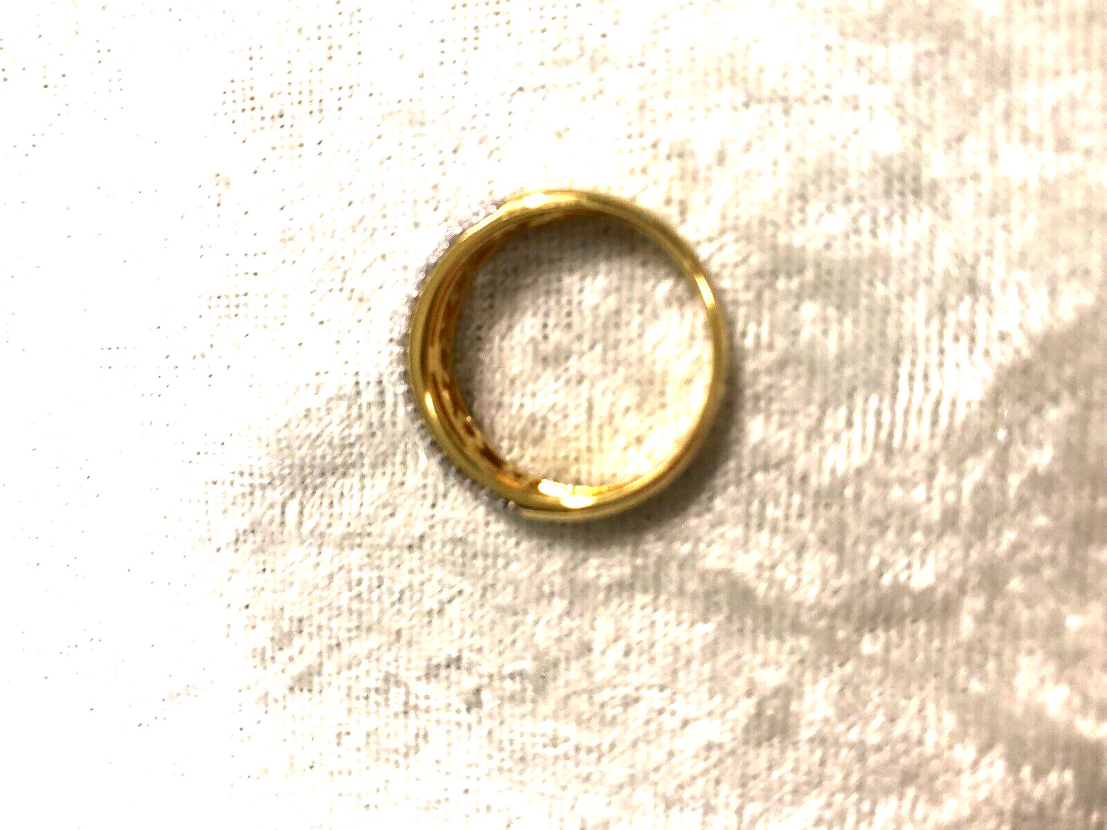 AFFINITY DIAMONDS 0.75cttw BAND RING, 14K YELLOW GOLD-PLATED SS, SZ 8 (M4531-24)