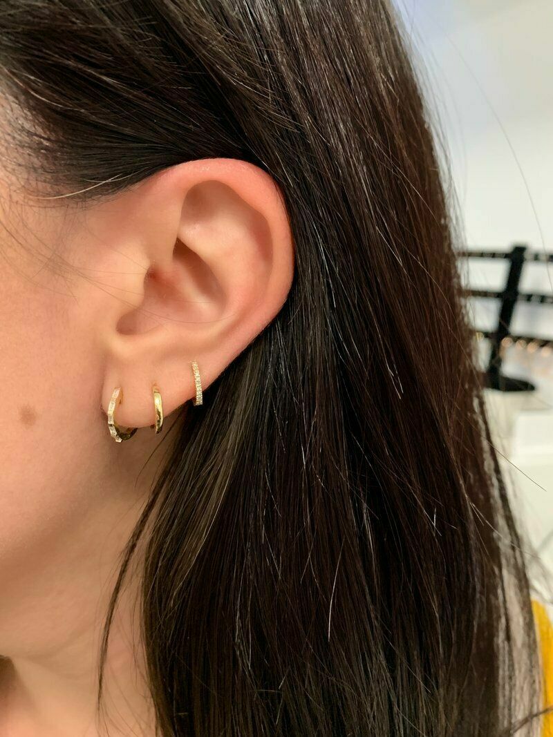 1ct Baguette Lab-Created Moissanite Channel Set Drop Earrings White Gold Plated