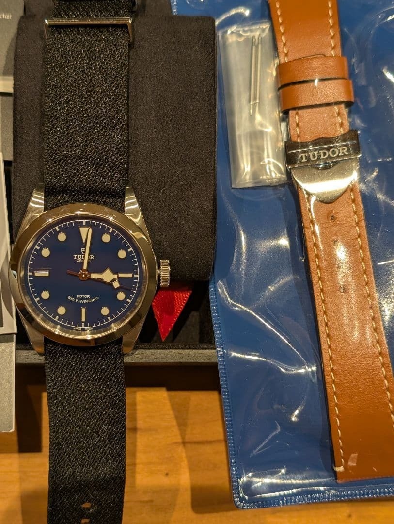 TUDOR Black Bay 79540 41mm Automatic Blue Dial Stainless Steel Men’s Watch Auth