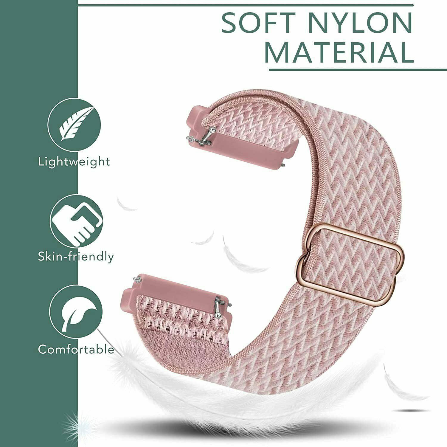 For Fitbit Versa / Versa 2 Nylon Fabric Wristband Wrist Bands Watch Band Strap
