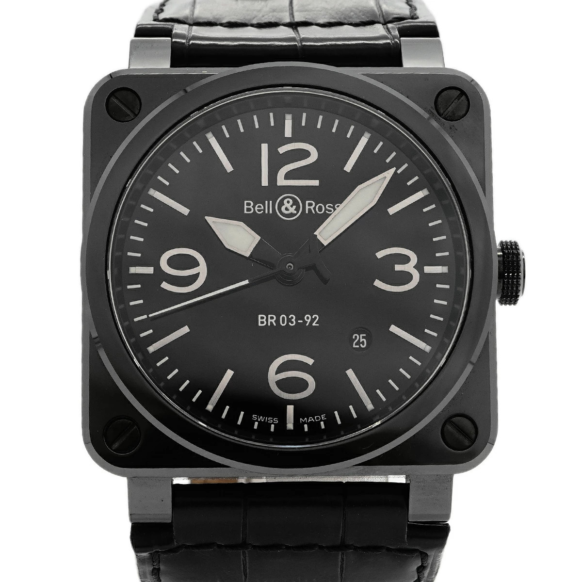 Bell & Ross BR 03-92 Black Ceramic BR0392-CER-BLP / SCR 42.0mm 2015 #OTW489
