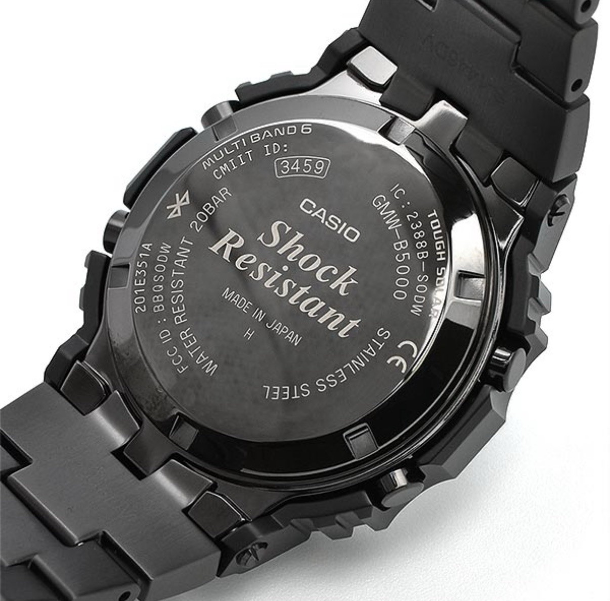 CASIO G-SHOCK GMW-B5000MB-1JF Full Metal Black Tough Solar Bluetooth Men’s JDM