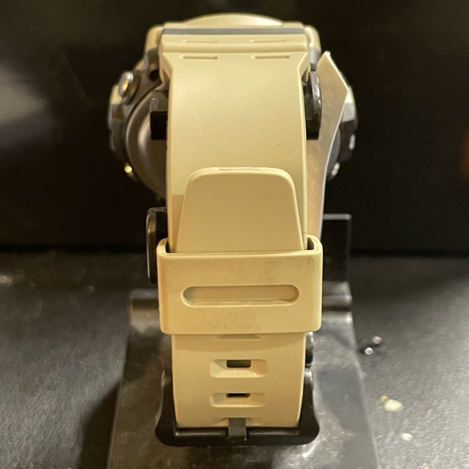 Casio Illuminator Men’s Digital Quartz Watch 100m Beige Resin Alarm Chrono