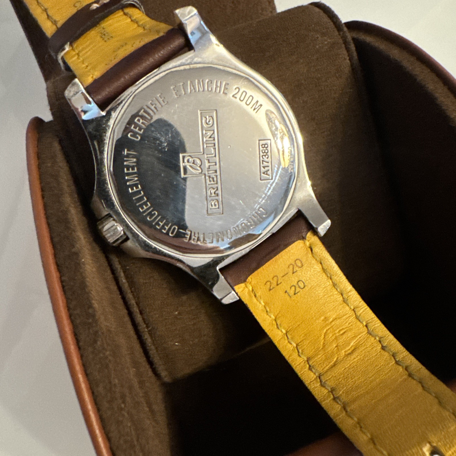 Breitling Colt White Dial on Steel A17388
