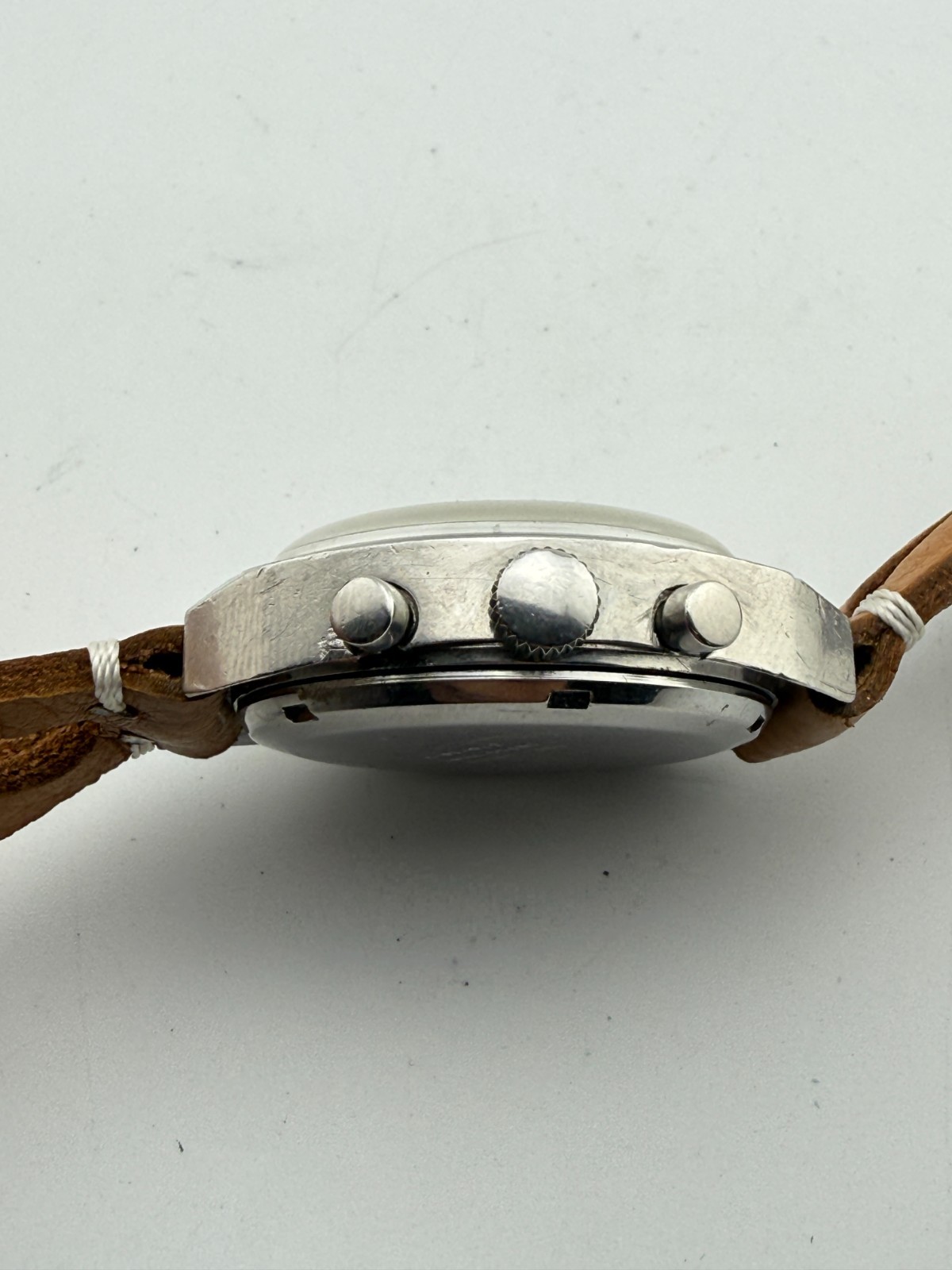 VINTAGE AUREOLE CHRONOGRAPH VALJOUX 7736 38 MM MANUAL WIND