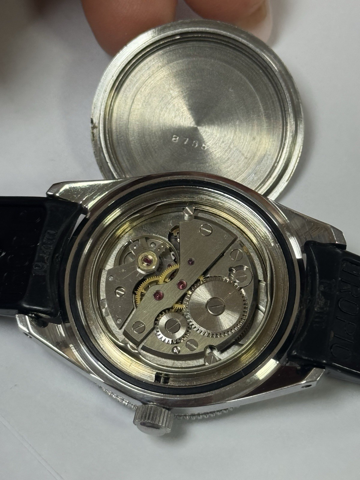Vintage Yema Skin Diver Watch 8755 Manual Mens 38mm Swiss Made Just Serviced !