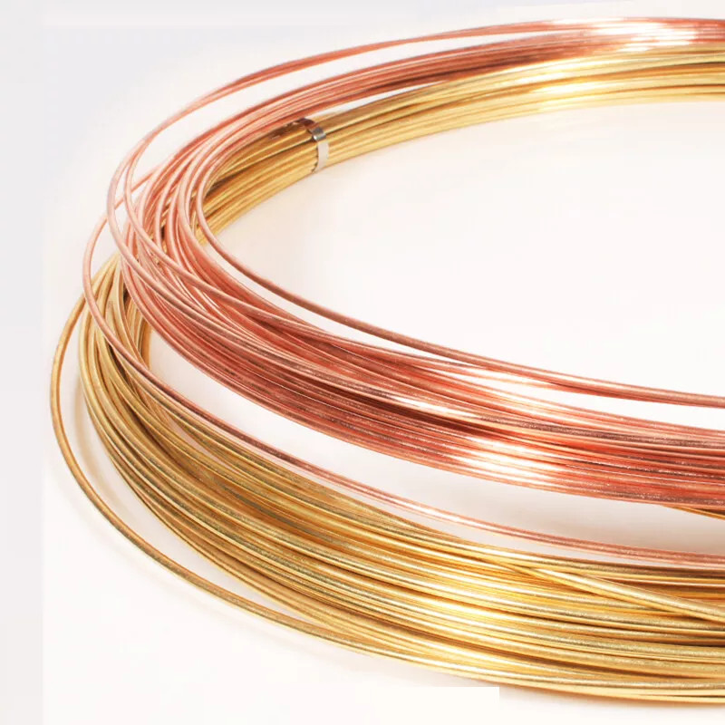Soft Copper Round wire Brass round wire (Bare) 0.2mm to 5.0mm jewellery/craft