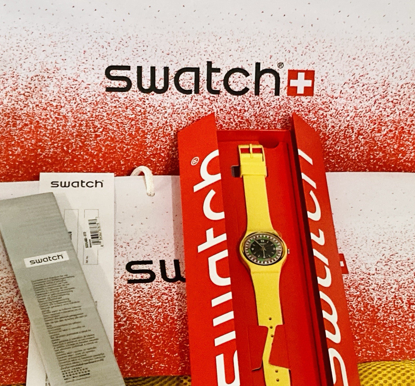 Limited Edition Swatch Originals YELLOW RACER Back To 1984 Reloaded NEW SOLD OUT