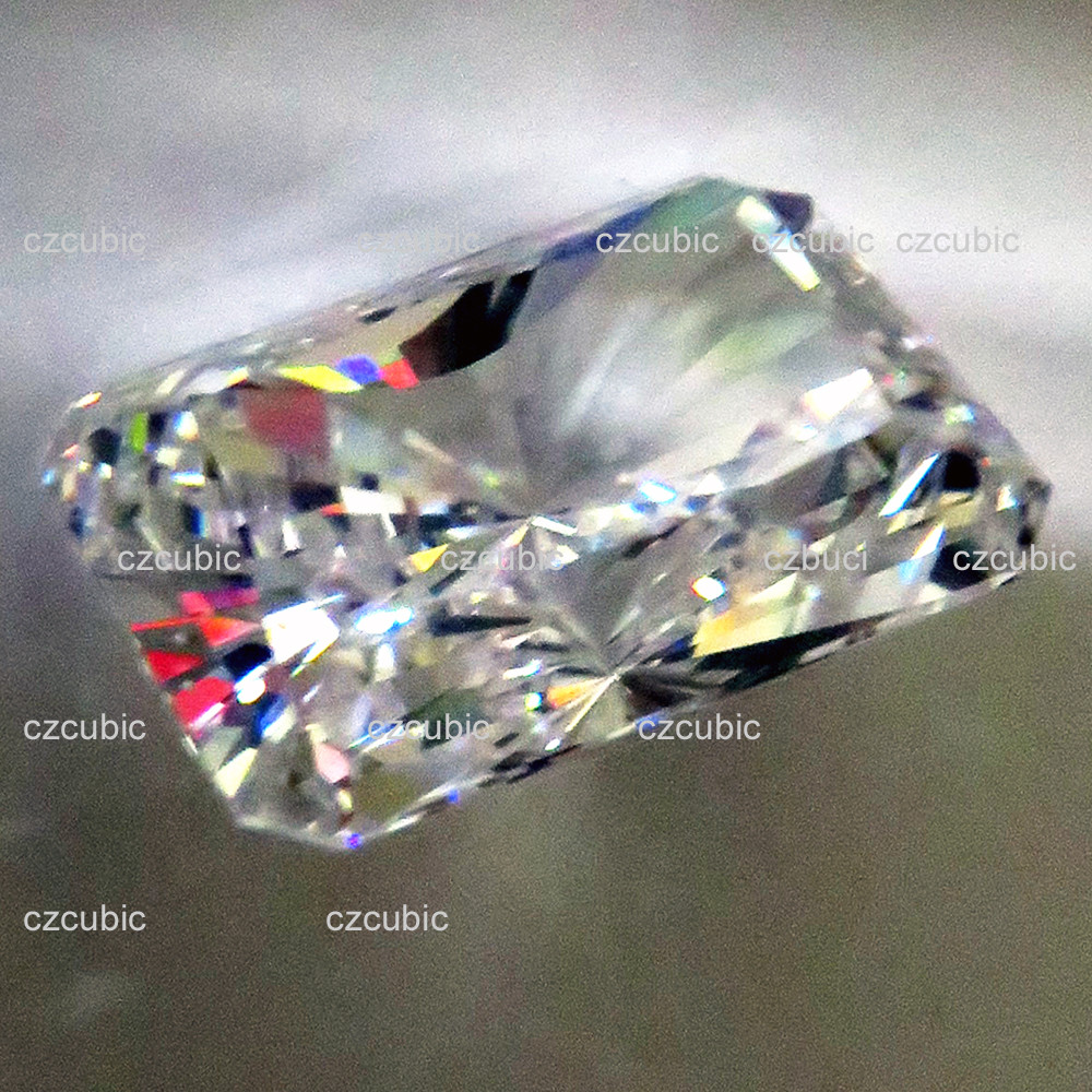 CUBIC ZIRCONIA EME/RADIANT CUT SUPER QUALITY 7 A ( NOT AAAAA ) CZ U.S.A SHIPPER