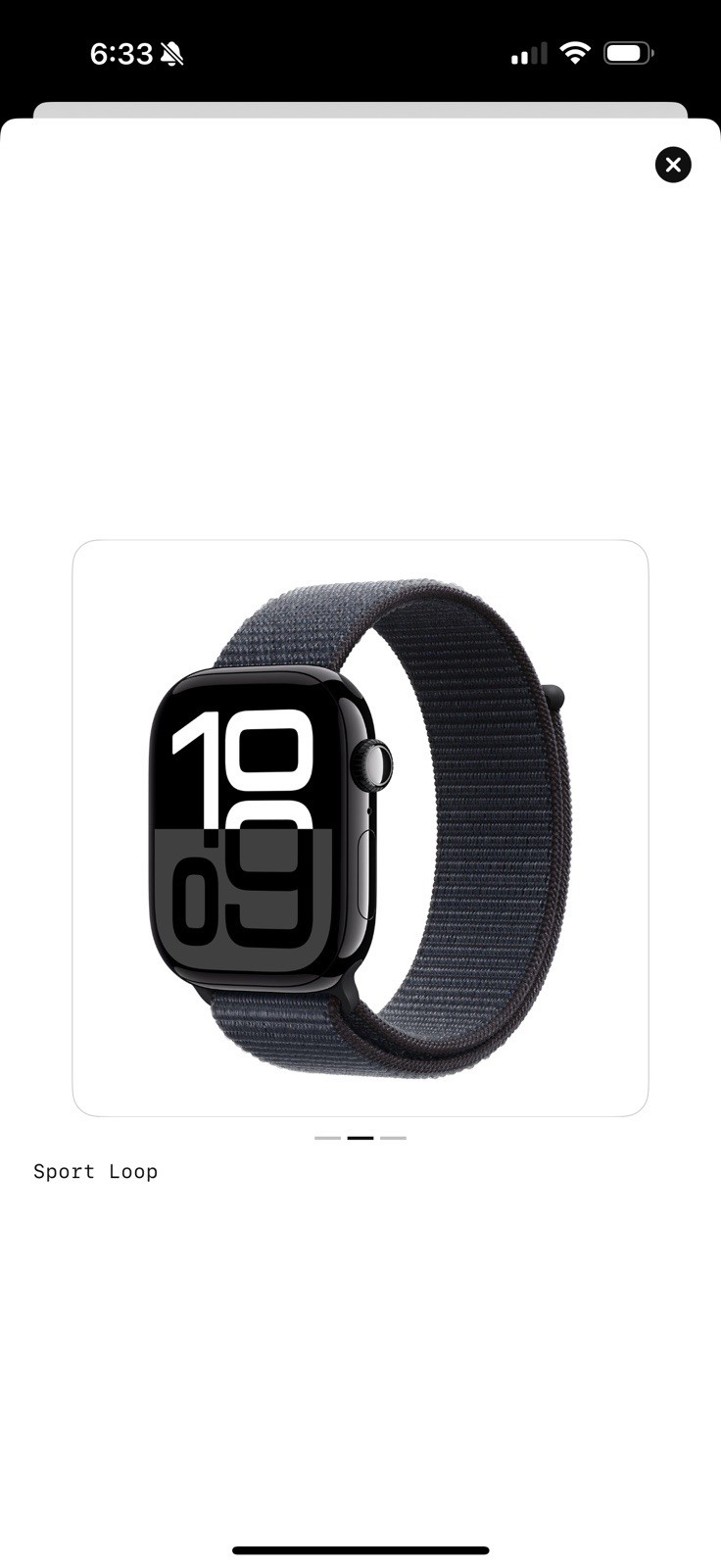 Apple Watch Sport Loop 40mm (38/41) Genuine OEM Ink Used