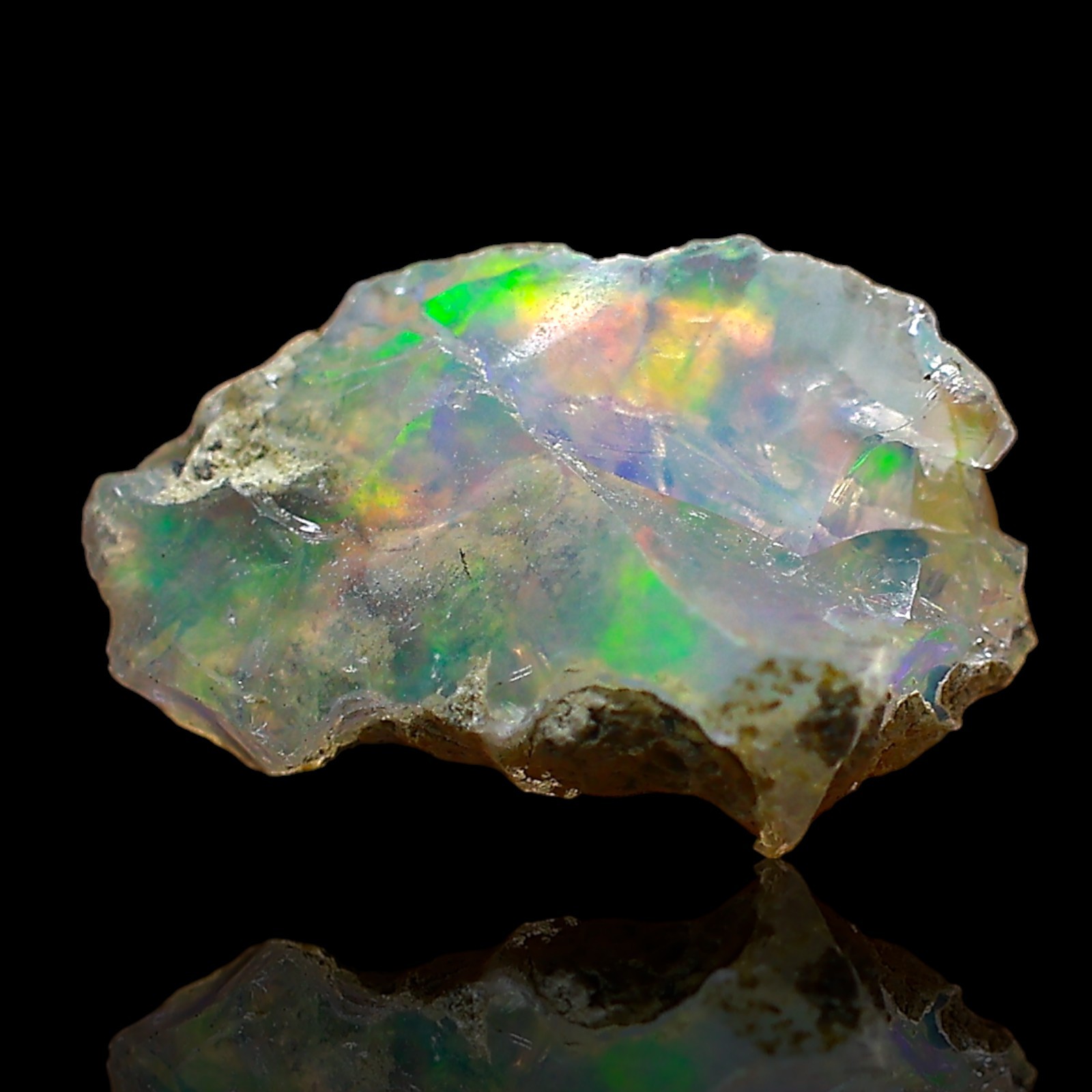 2.00 Cts Fire Opal Handmade Gemstone Earrings Making Rough Natural 12x9x6 mm