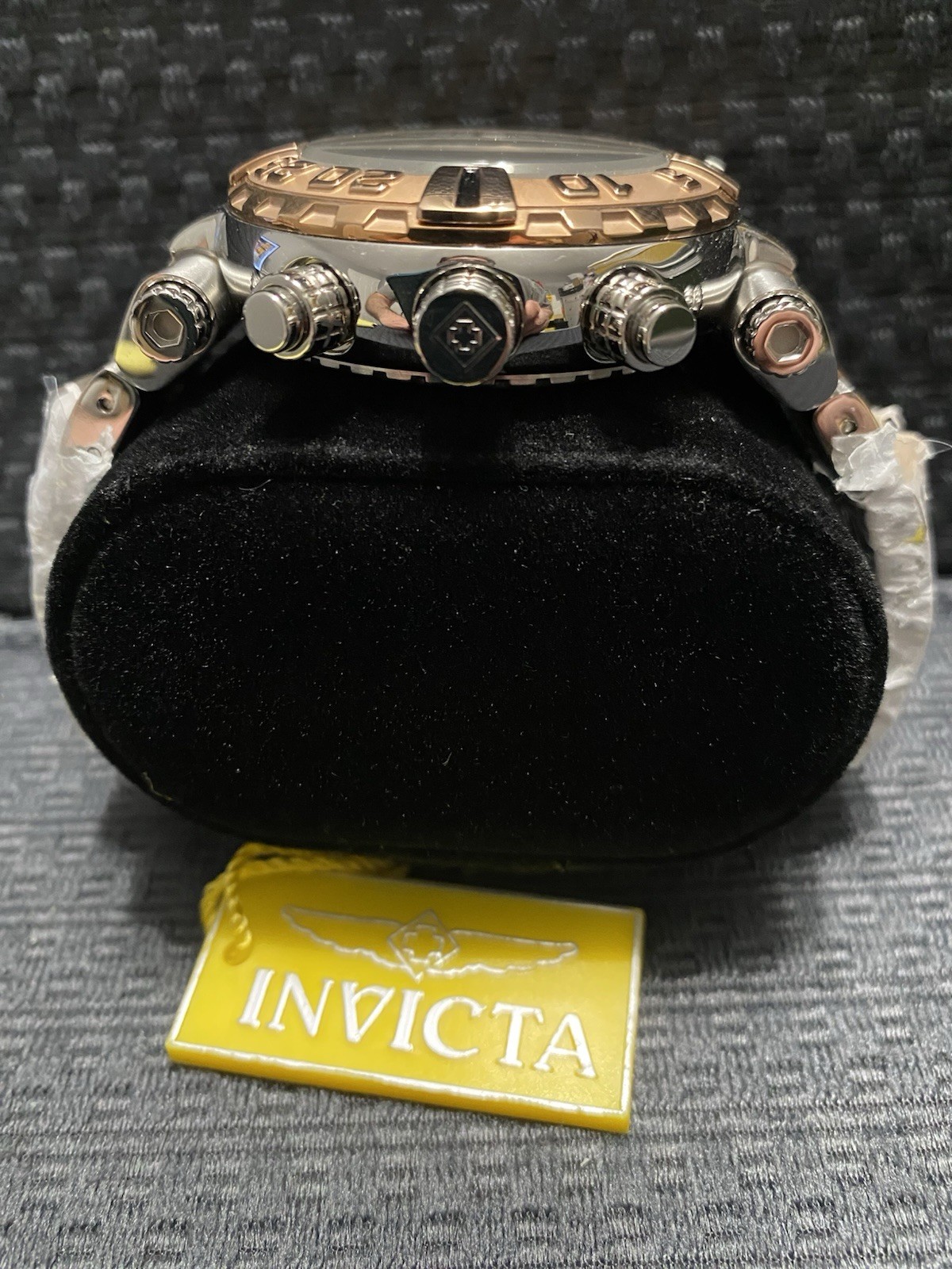 Invicta 47mm Subaqua Noma I Silver & Rose Gold Z60 Quartz LE Watch,Model#33365