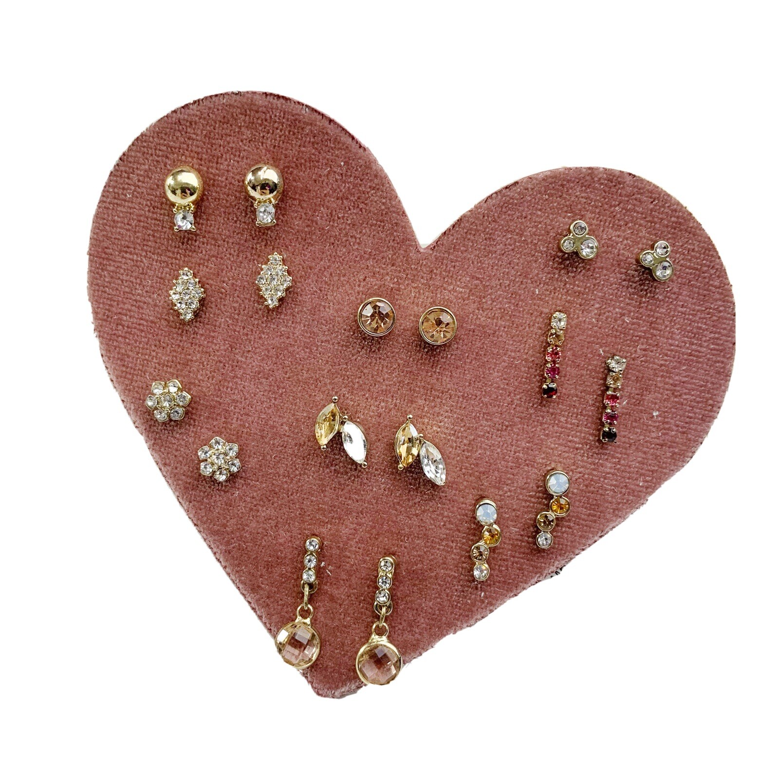 LOFT Ann Taylor – Heart Assorted Stud Earrings Set