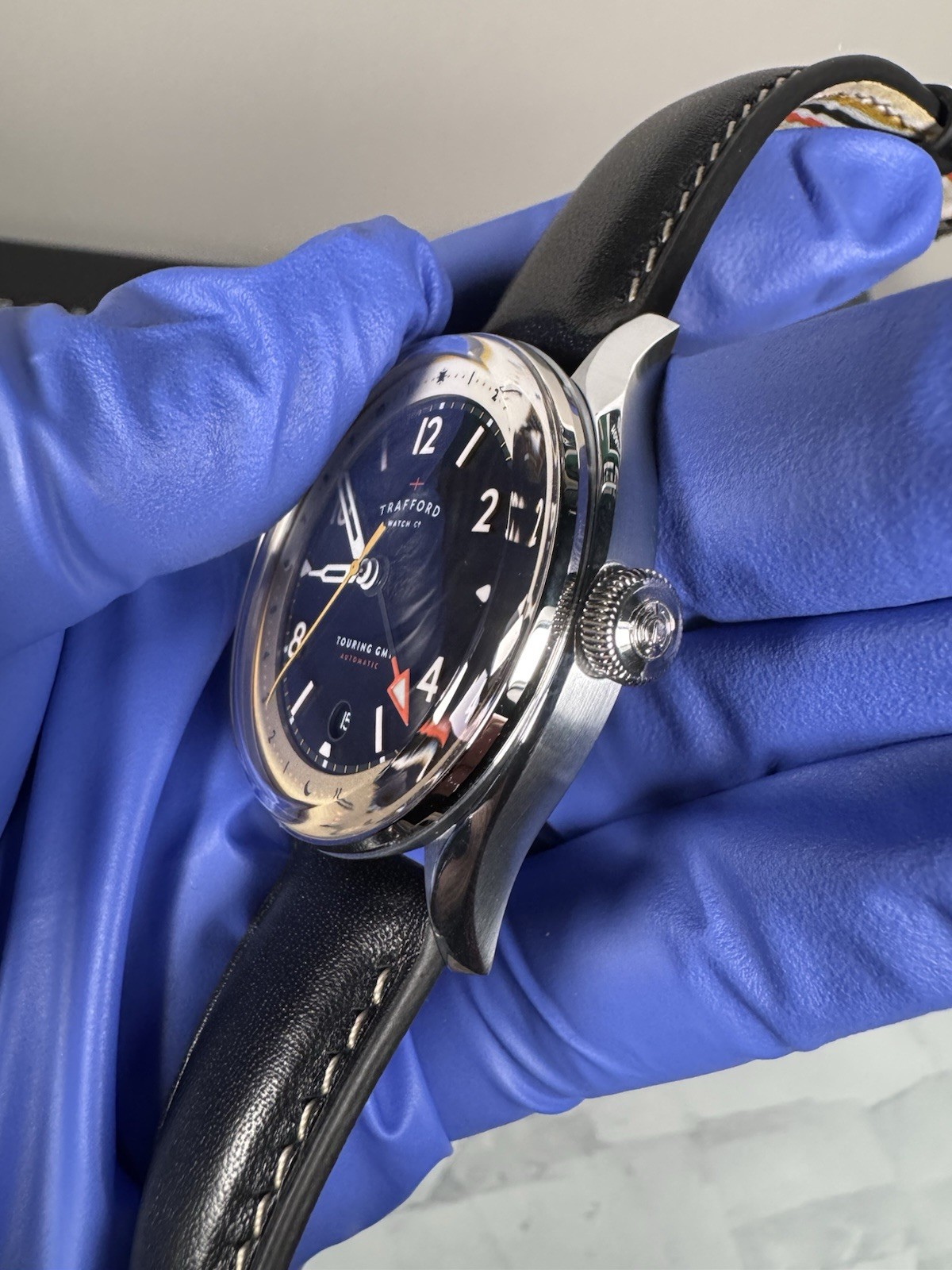 Trafford watch Co Touring GMT Slow Hand Automatic Watch