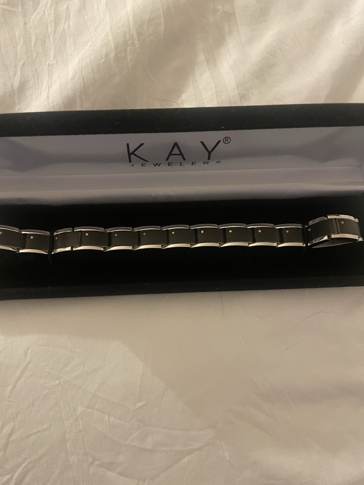 Stainless Steel Bracelet Men With Diamonds