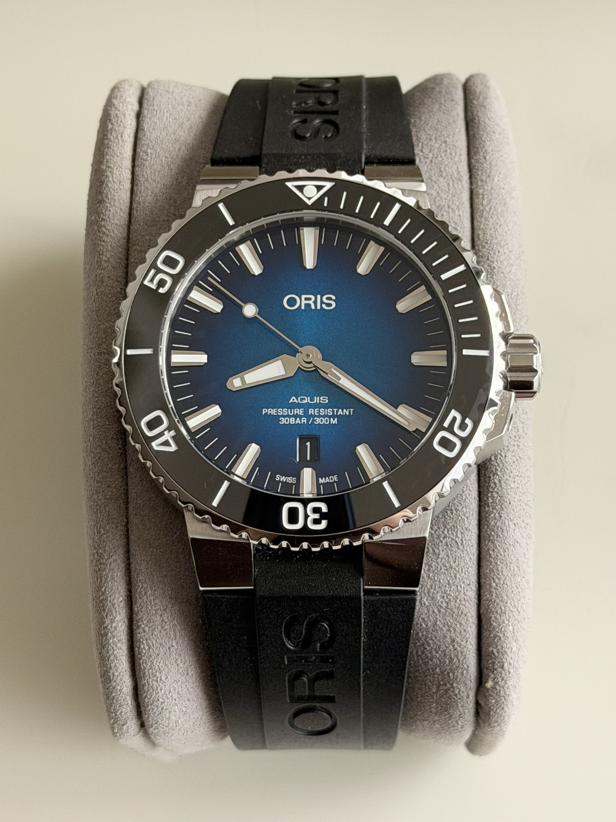 Oris Aquis Watch Special Edition Clipperton Model. Excellent Condition