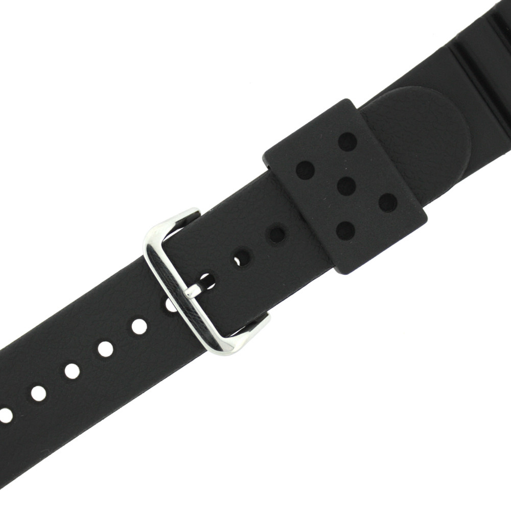 Genuine SEIKO 4F24ZZ 22mm Black Rubber Divers Band SKX173 SKX007 Z22