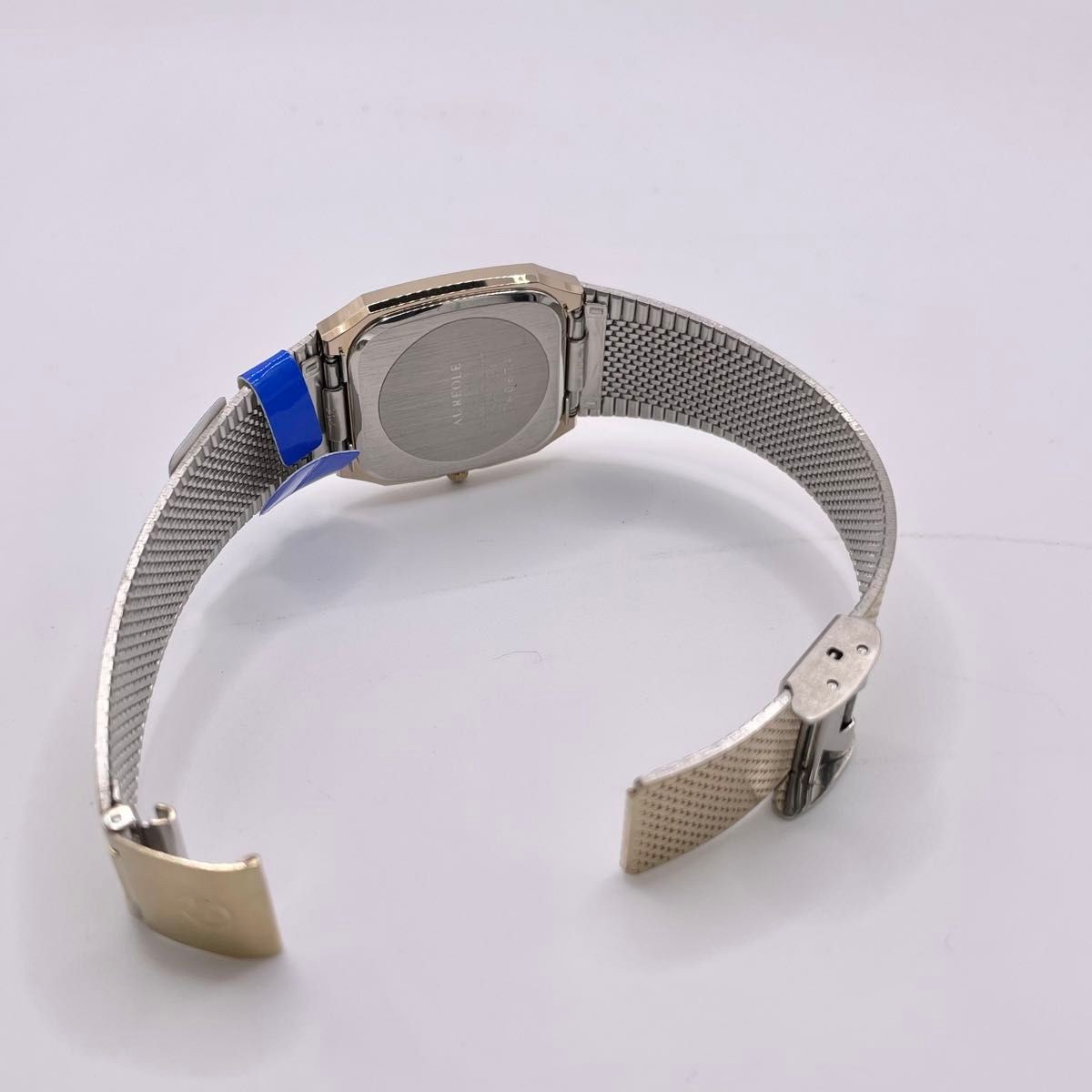 Brand new AUREOLE Quartz Watch Gold Square Cut Glass Men’s