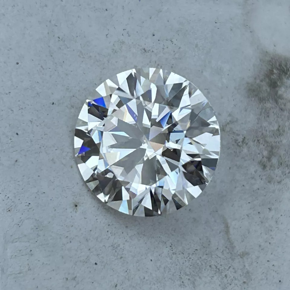 11.50X11.50 MM Round D Color VVS1 Clarity LAB GROWN CVD Diamond GIE CERTIFIED