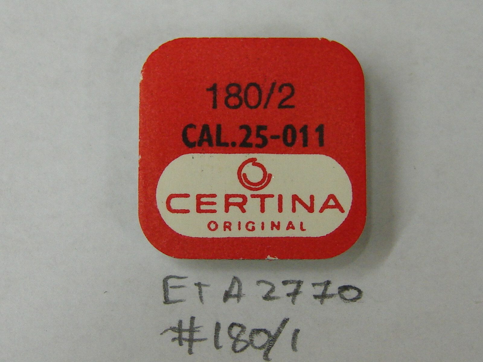 ETA caliber 2770, 2789, 2783, 2790++ barrel complete #180/1 with mainspring auto
