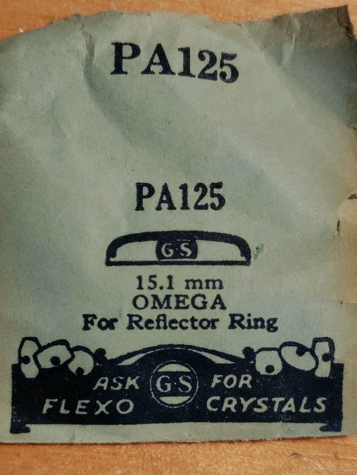 15.1mm Omega Watch Crystal PA125