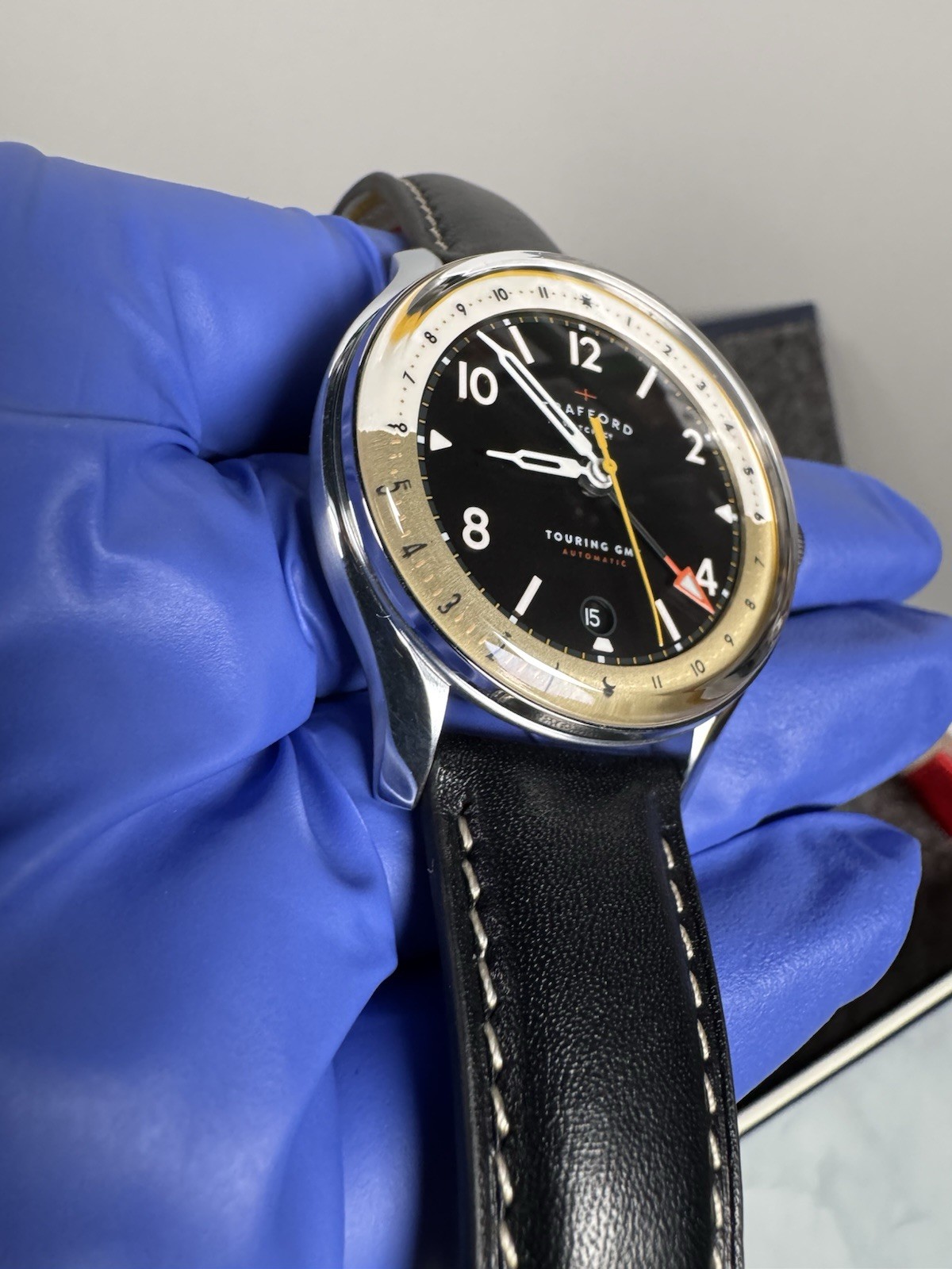 Trafford watch Co Touring GMT Slow Hand Automatic Watch