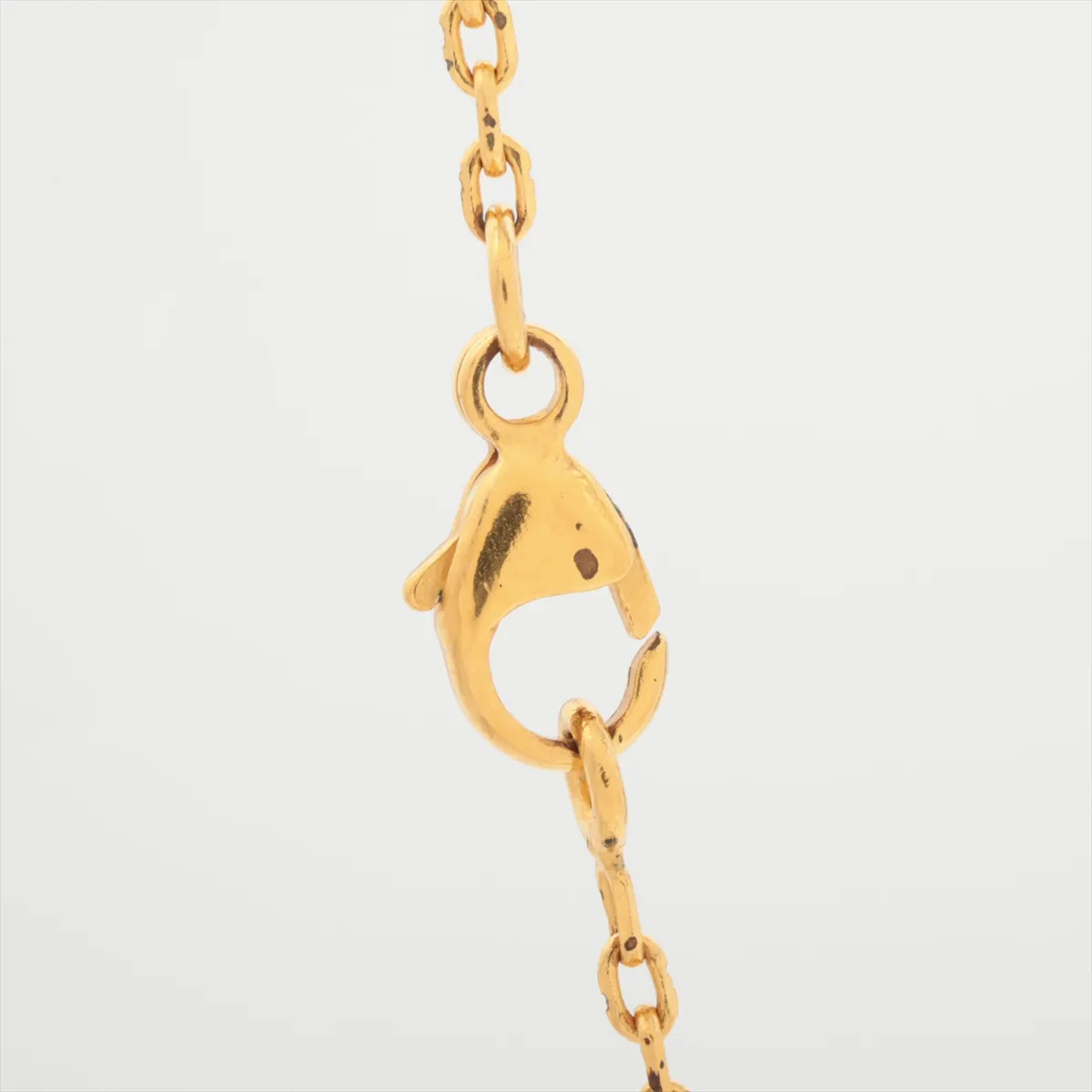 Hermès Mini-pop H GD1202 Necklace GP Greige x gold
