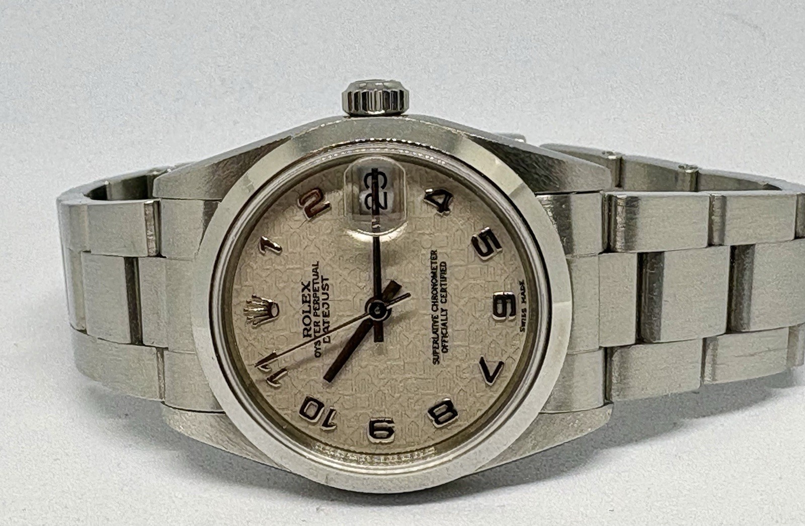Rolex 68240 31MM Datejust Ivory Jubilee Anniversary Computer Dial