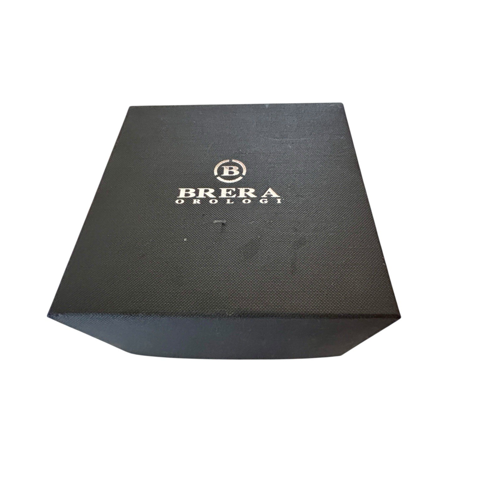 BRERA Orologi Watch Box Case And User Manual Black Vintage Genuine Box Only