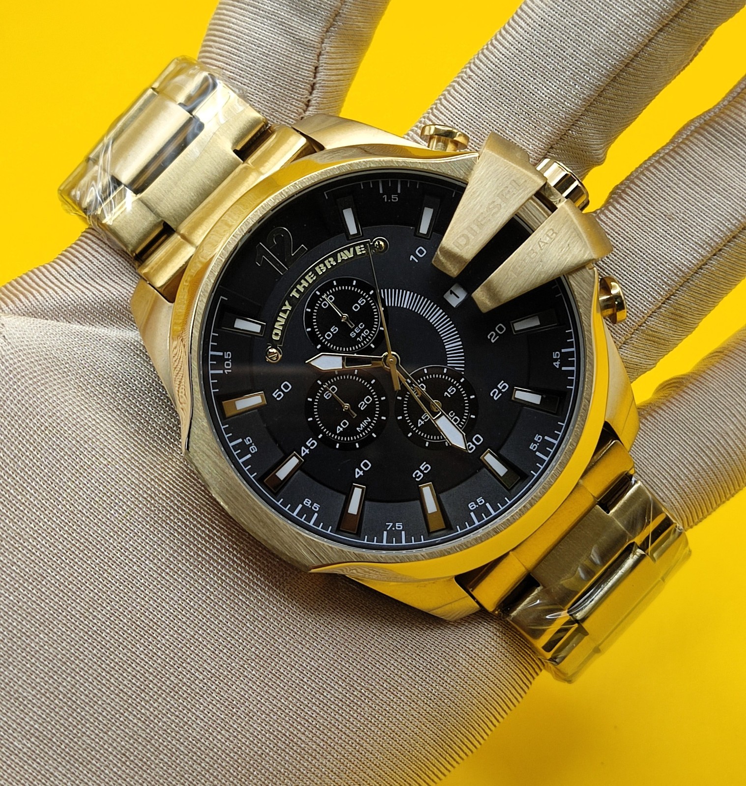 Premium Diesel Only The Brave 10 Bar Black Dial Refurbished Men’s Wrist Watch