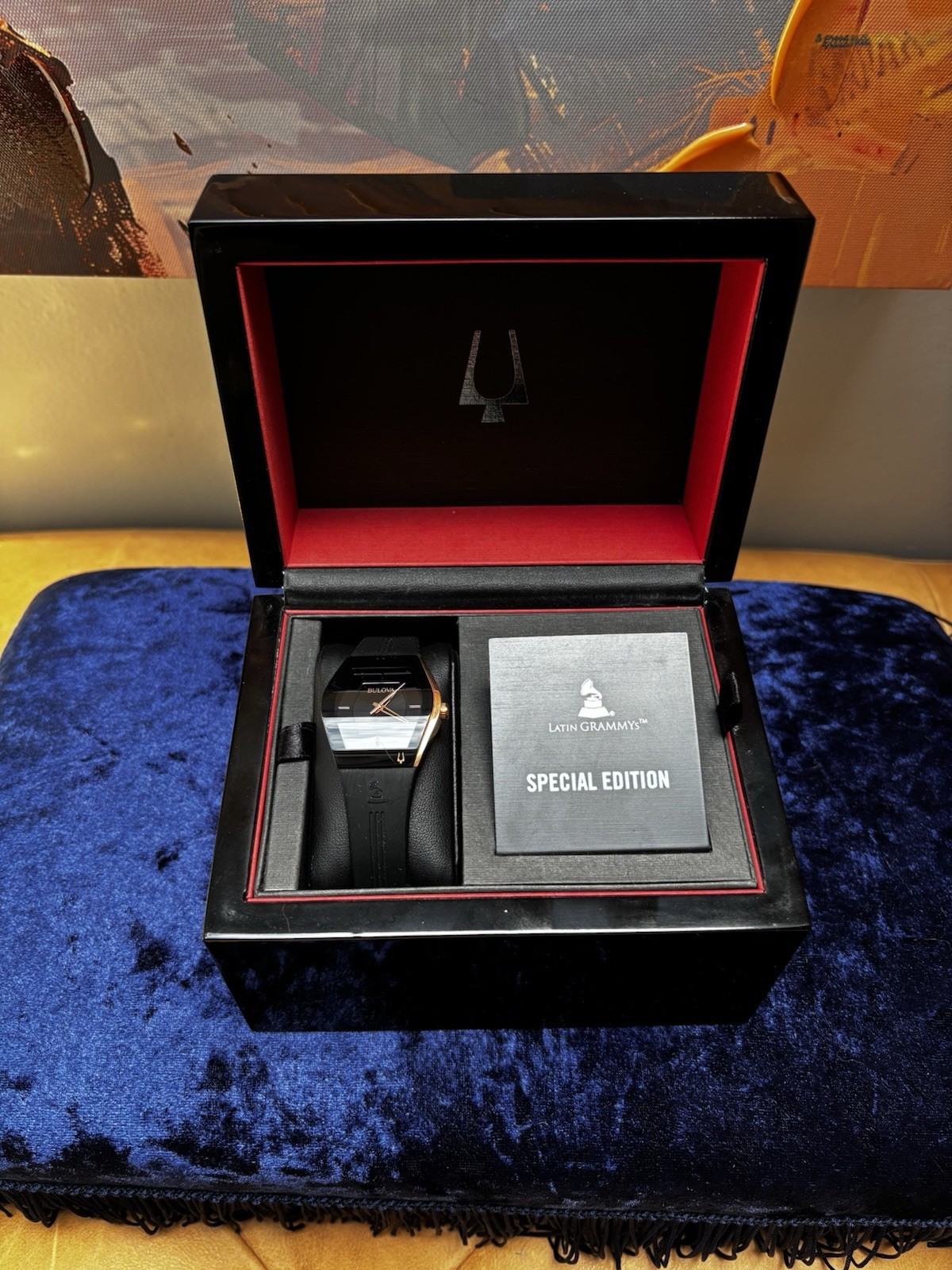 Bulova Ladies Gemini Quartz Crystal Black Dial Watch – 97L163