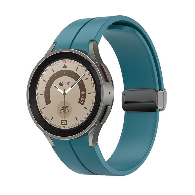 Magnetic Silicone Band Strap For Samsung Galaxy Watch 5 40 44mm/5 Pro 45mm