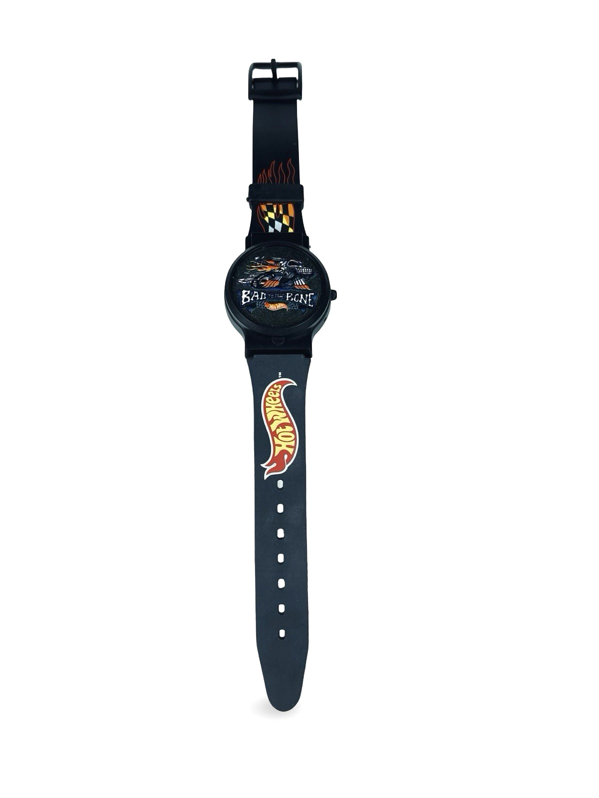 Hot Wheels 1994 Bad to the Bone Flip Face Digital Watch – Battery Replaced NOS