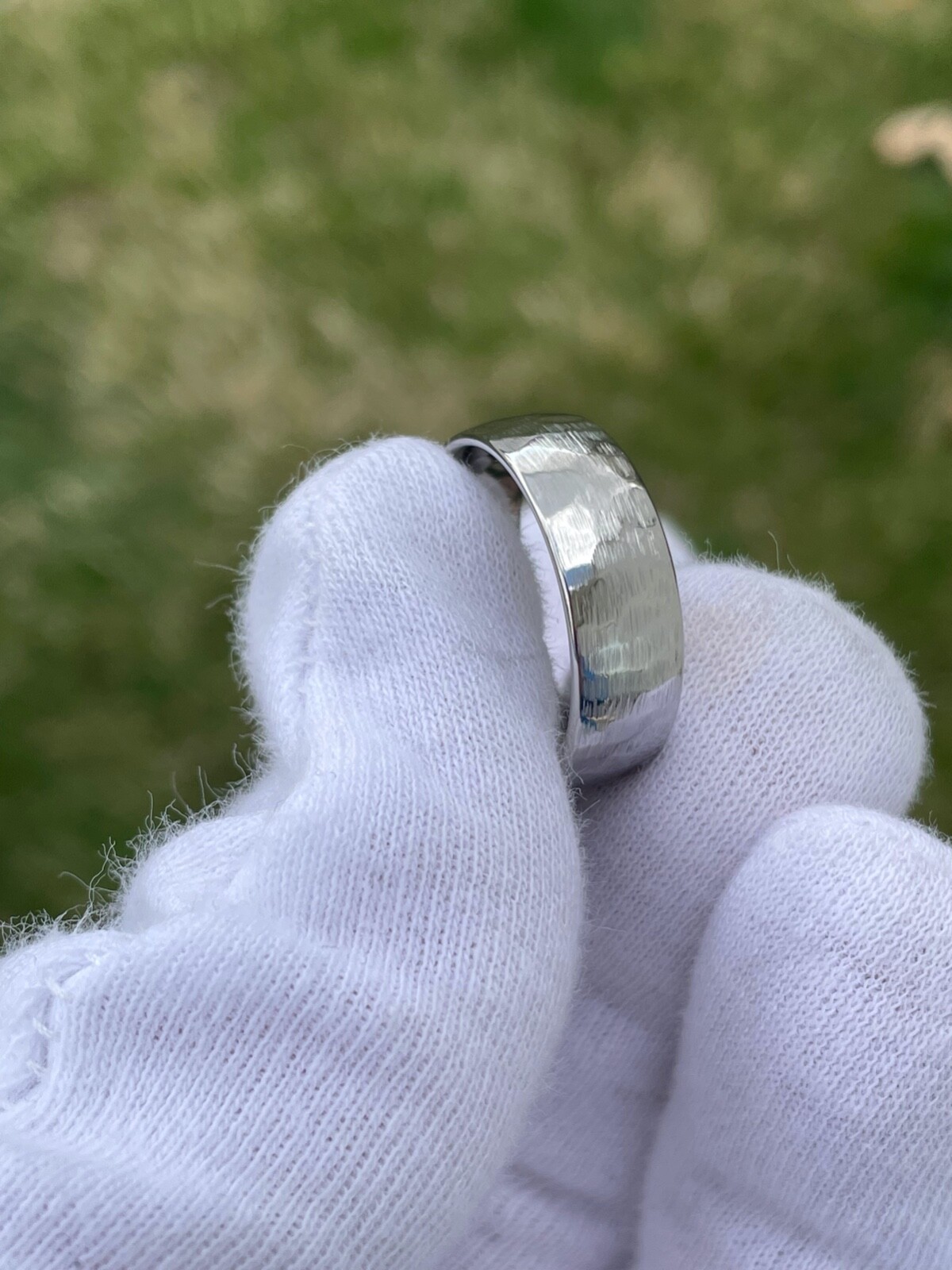 Polished Rugged Finish, Low Profile Dome, Titanium, 7mm, Made to Order