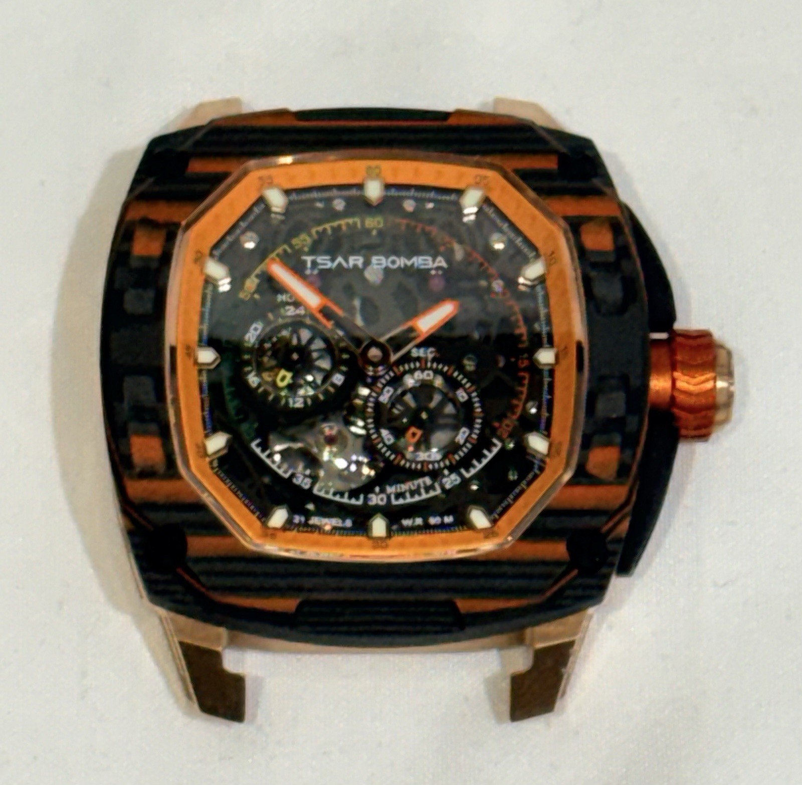 Tsar Bomba Dark Matter Automatic Interchangeable Watch TB8601 Box and Papers