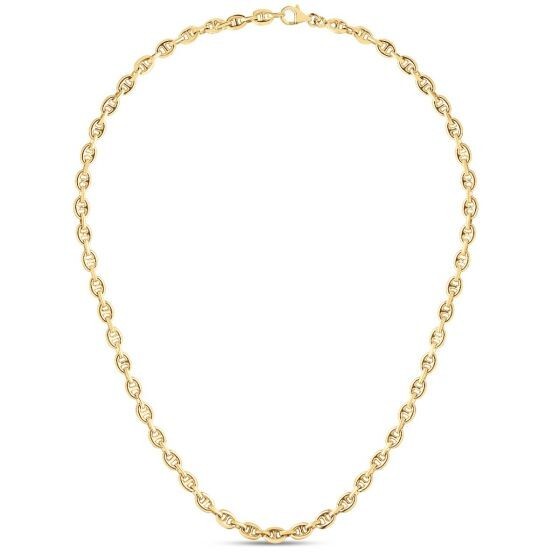 14K Puffed 5.4mm Gucci Link Chain 5.4mm