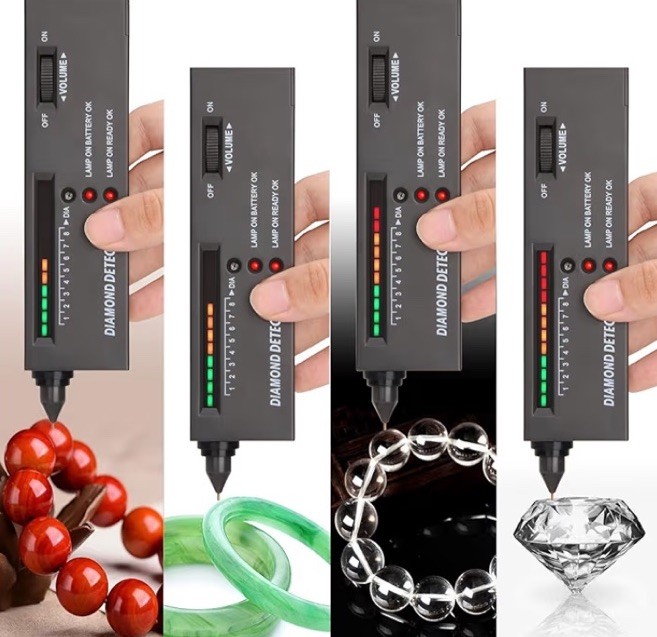 Diamond Tester Professional Gemstone Detector High Accuracy Jeweler Pen